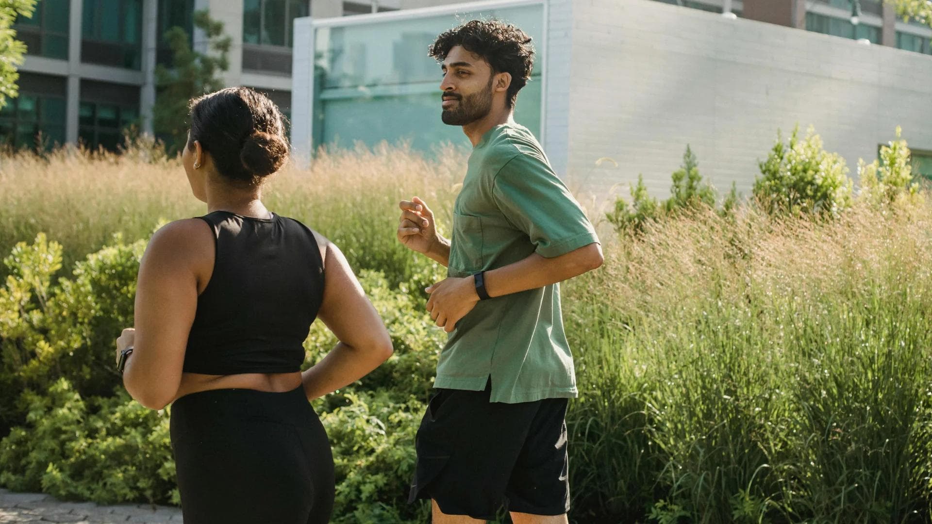 A calm outdoor scene representing feeling better